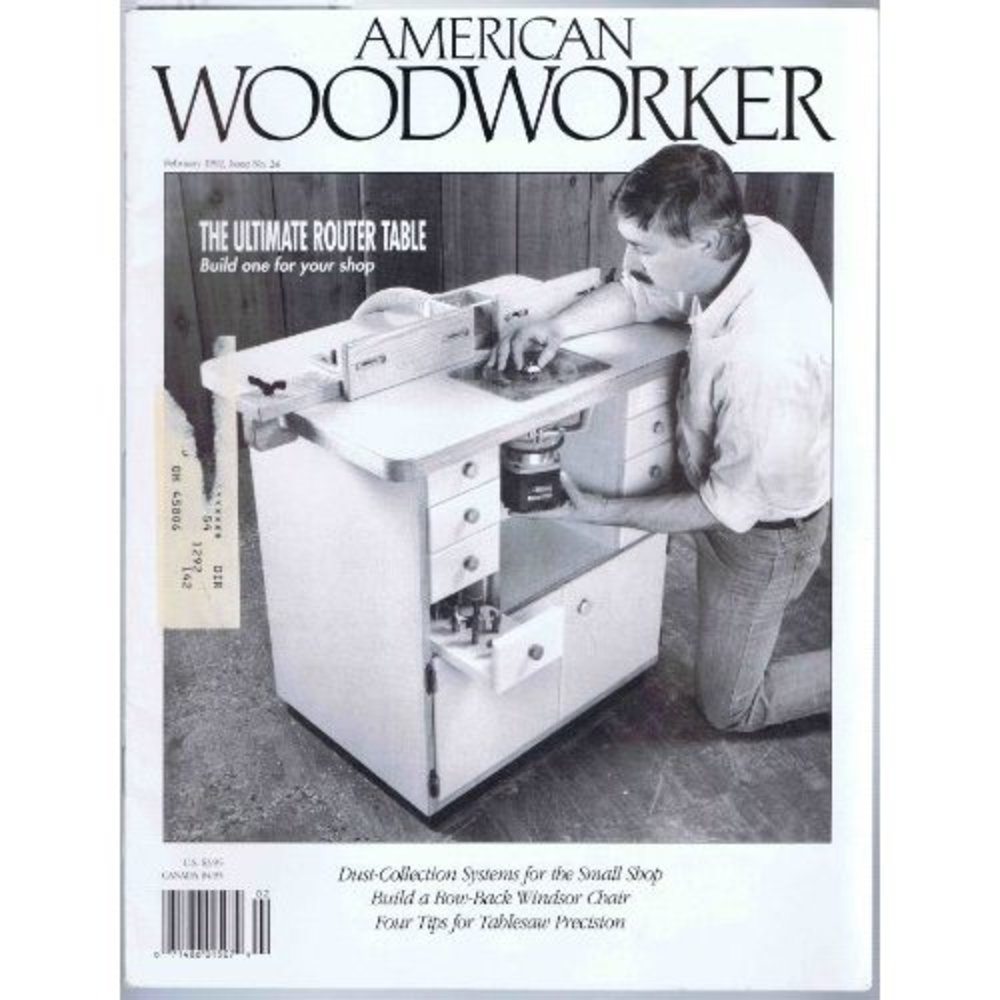 American Woodworker, February 1992, Issue No. 24 [Single Issue Magazine] [Jan...
